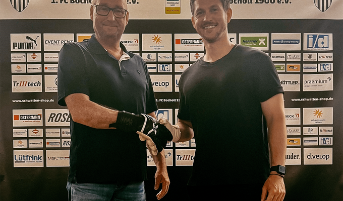 1. FC Bocholt kooperiert mit HYBREX-Sports