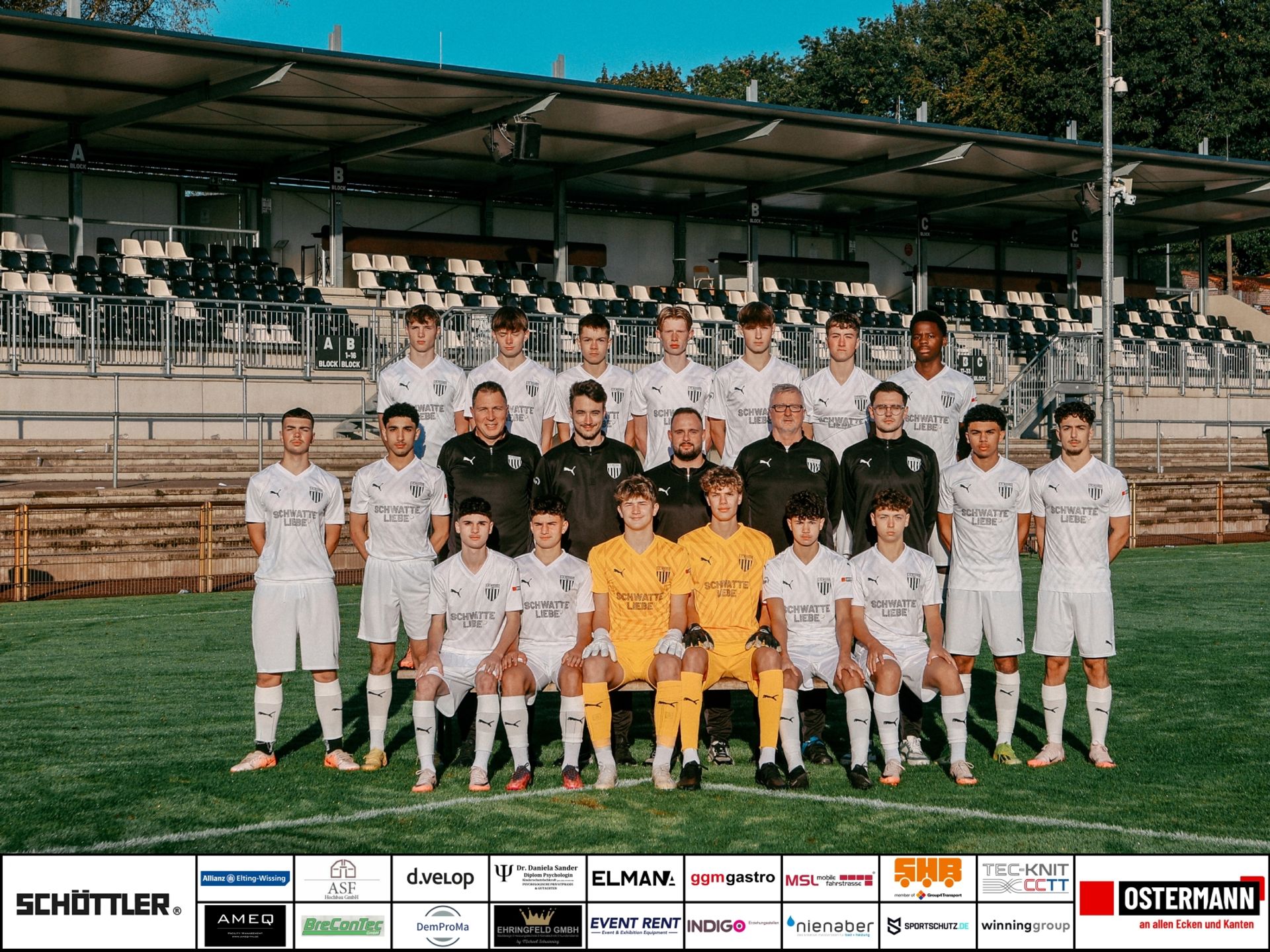 Mannschaftsfoto U17-Junioren