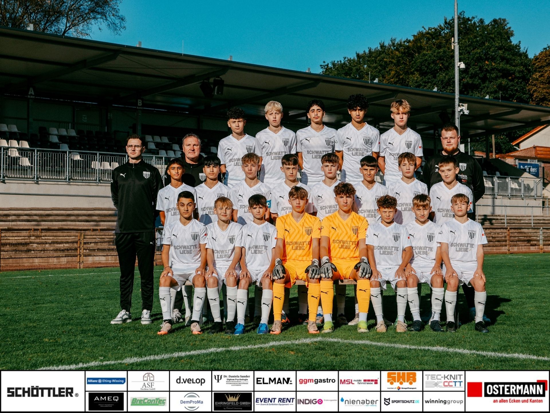 Mannschaftsfoto U14-Junioren