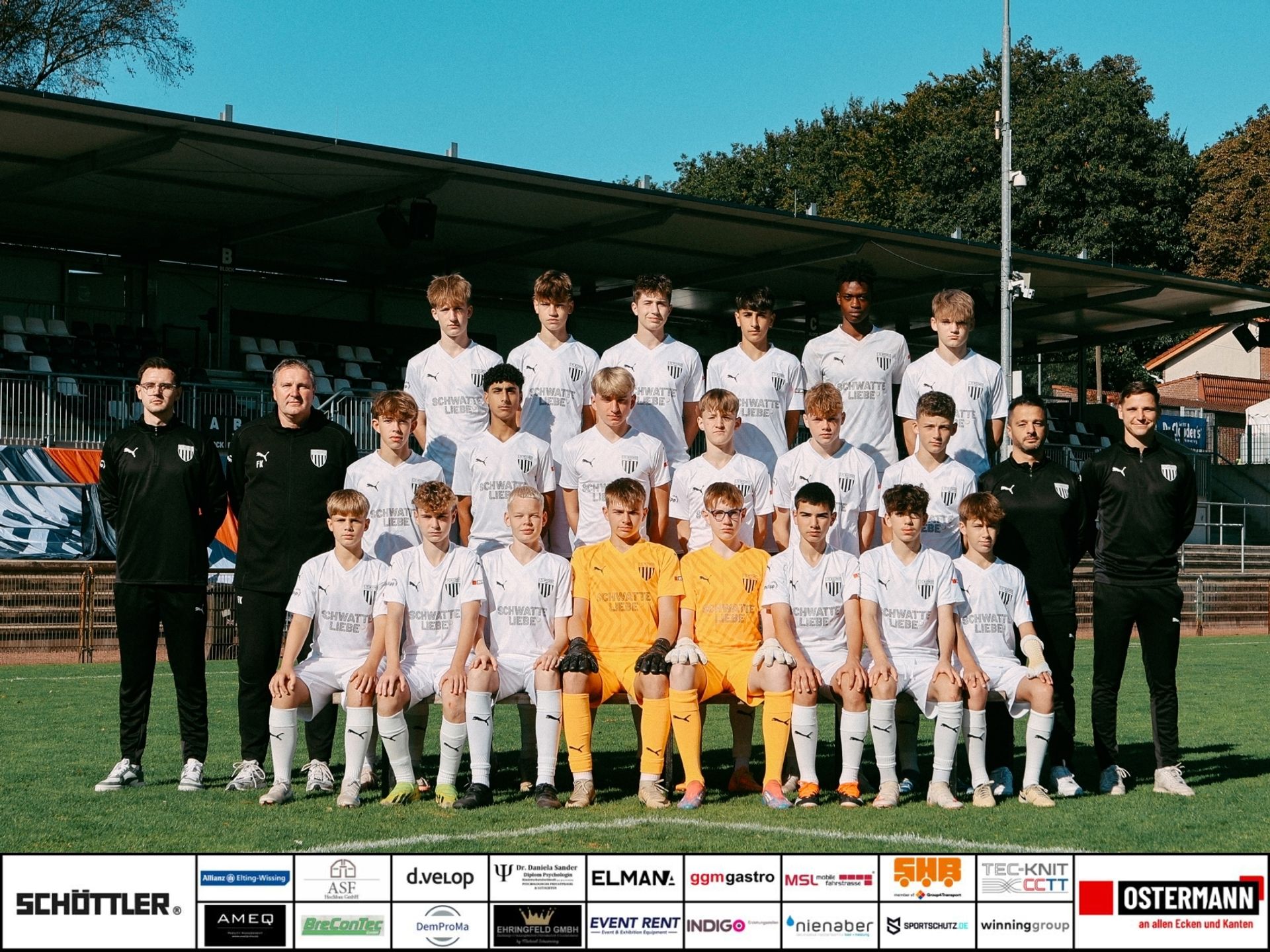 Mannschaftsfoto U15-Junioren