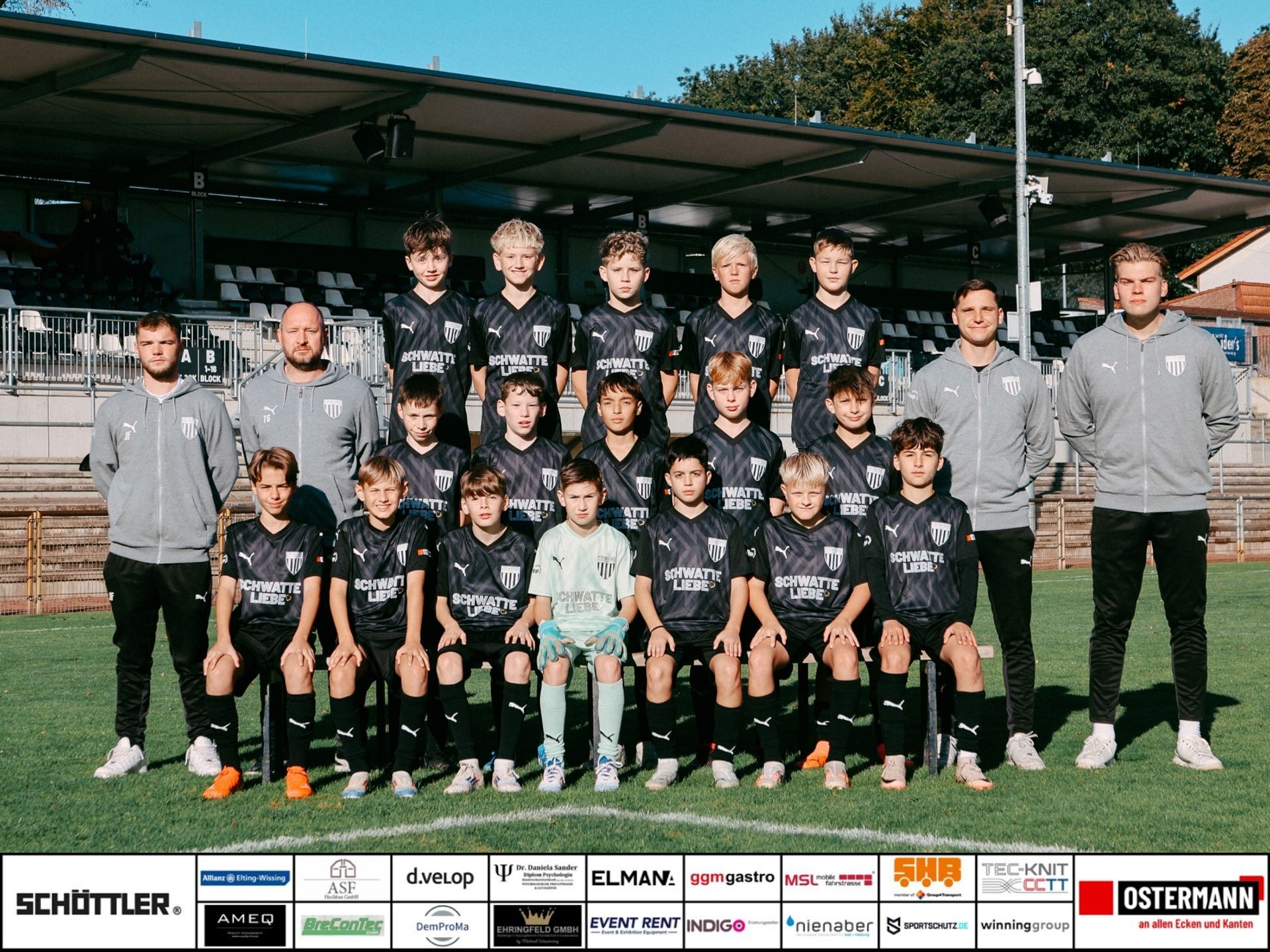 Mannschaftsfoto U12-Junioren