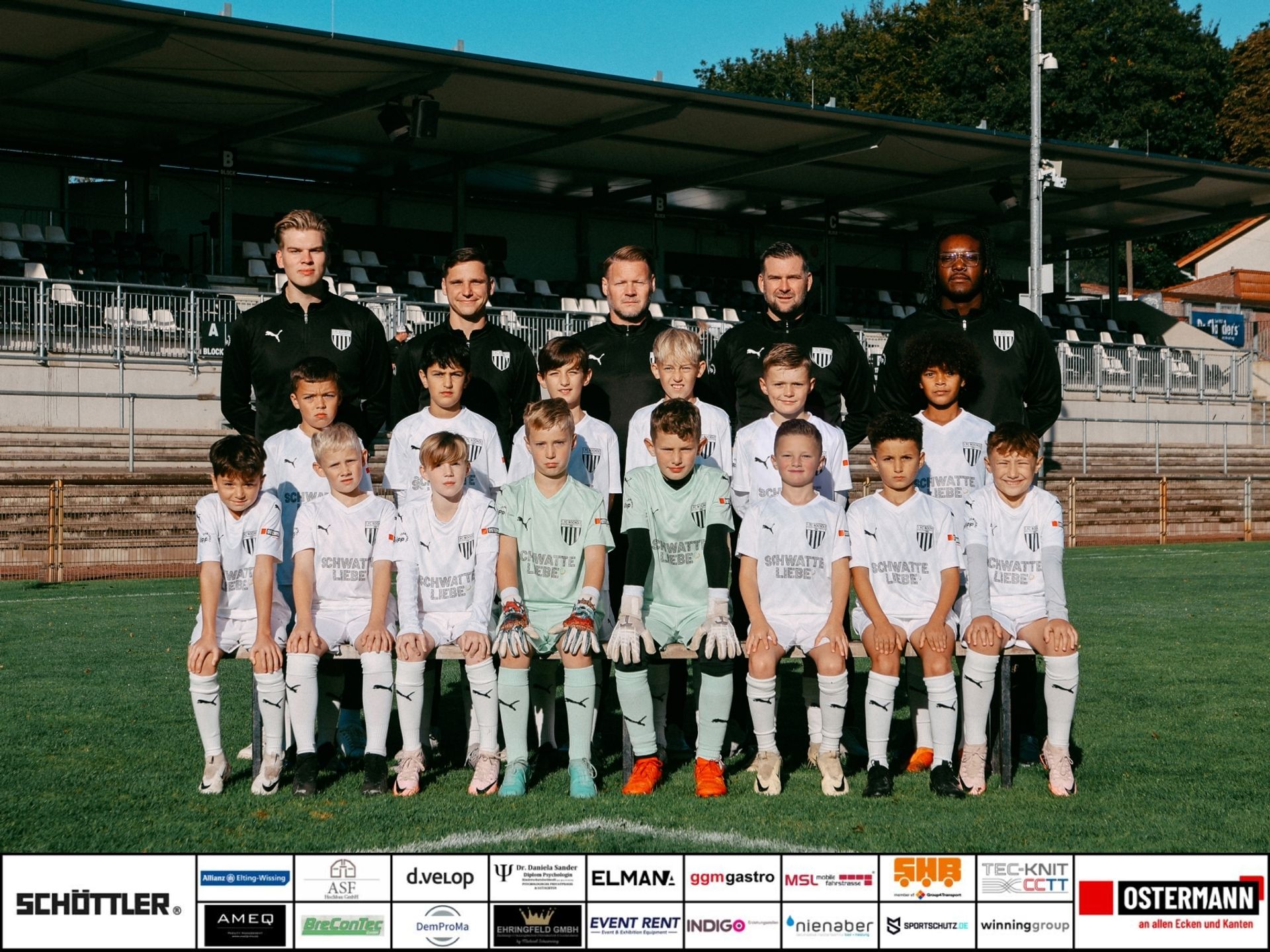 Mannschaftsfoto U11-Junioren