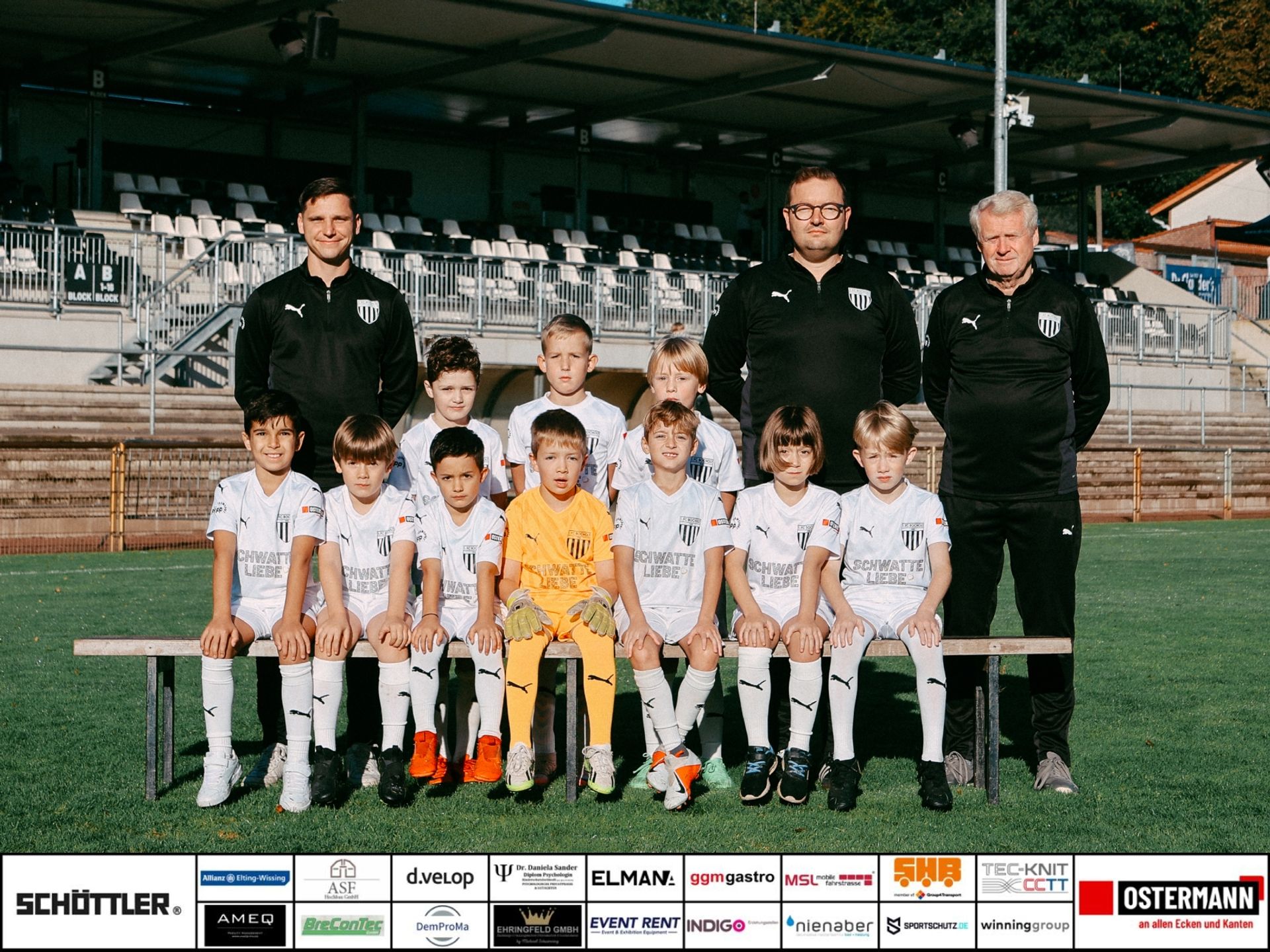 Mannschaftsfoto U9-Junioren